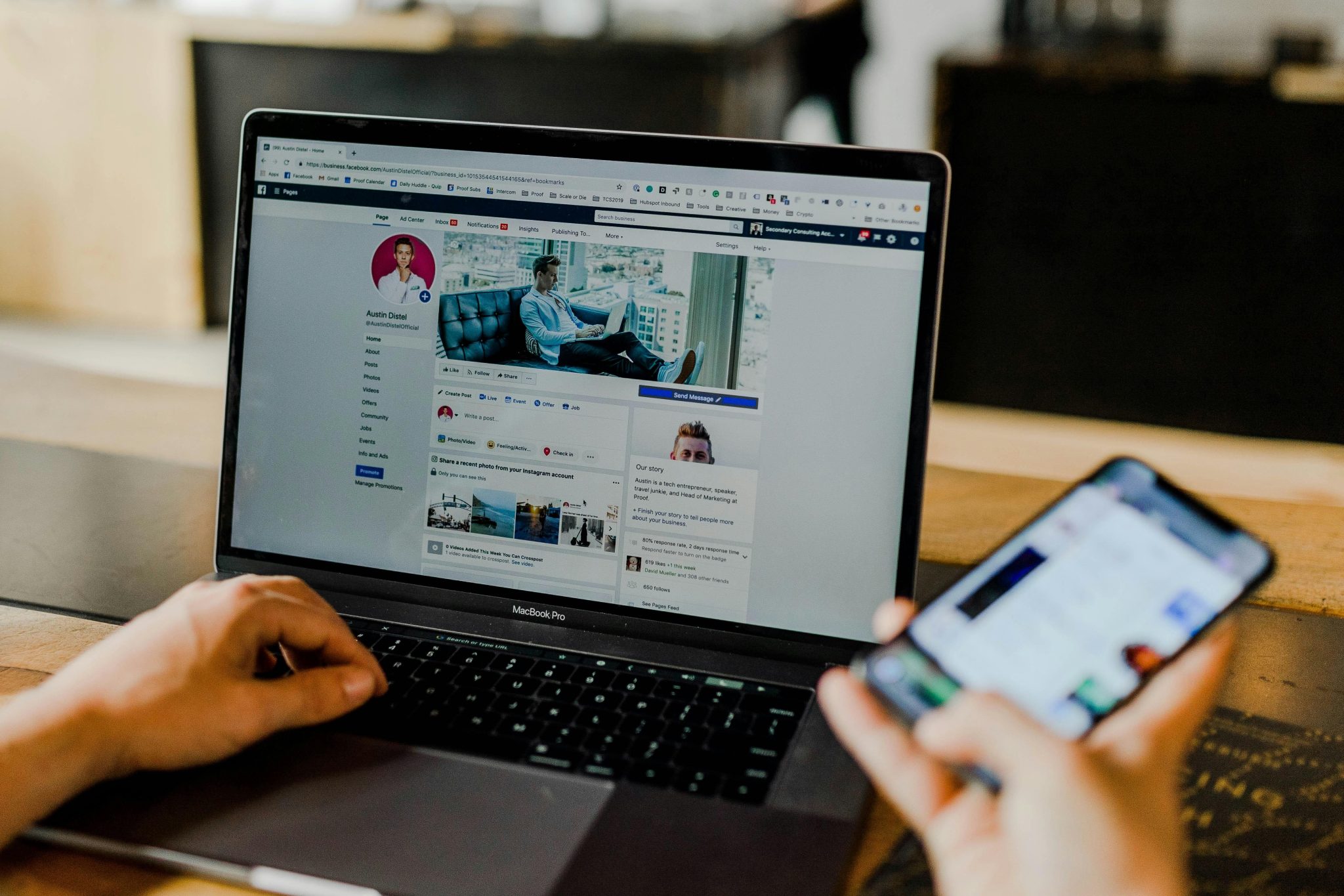 Sociaal media beheer in Arnhem: visuele weergave van online marketing strategieën en branding voor bedrijven